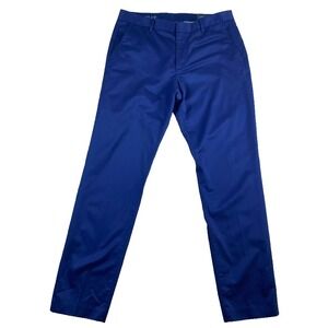 Bonobos Weekly Warrior Dress Pants Monday Sz 33x32 Blue Chino Business Casual